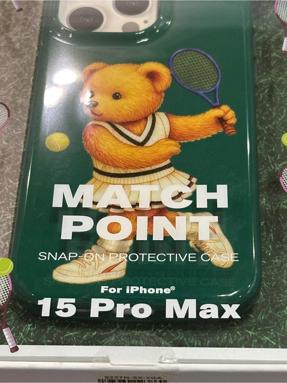 MVMT Match Point Tennis Bear iPhone 15 Pro Max MagSafe Case NIB